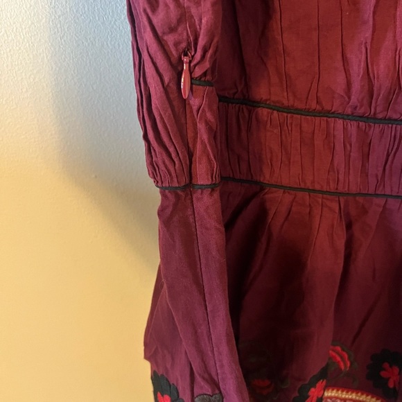 Rare Vintage Anthropologie Lithe Fishermen’s Bridge Peasant Blouse Size 2 - Picture 8 of 9